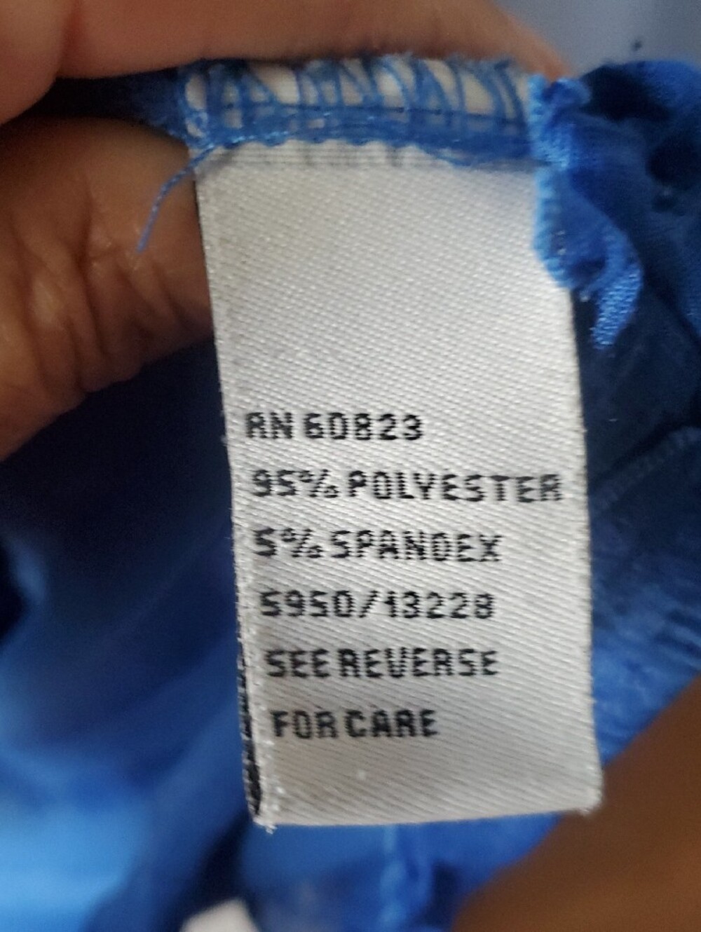 Royal Blue Ruffle Camisole - Picture 4 of 5